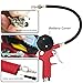 AULLY PARK Digital Tire Inflator with Pressure Gauge Heavy Duty Direct Lock Air Clip 90 Degree Valve with Hose Red