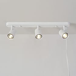 GLOBE Electric 60024 3-Light Plug-in Track