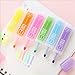 6Pcs Cute Highlighters Pastel Office Supplies - Aesthetic Highlighters Cute School Supplies Highlighters Retractable Highlighters Assorted Colors Cross Highlighter Pen Bible Markers for Students Gift