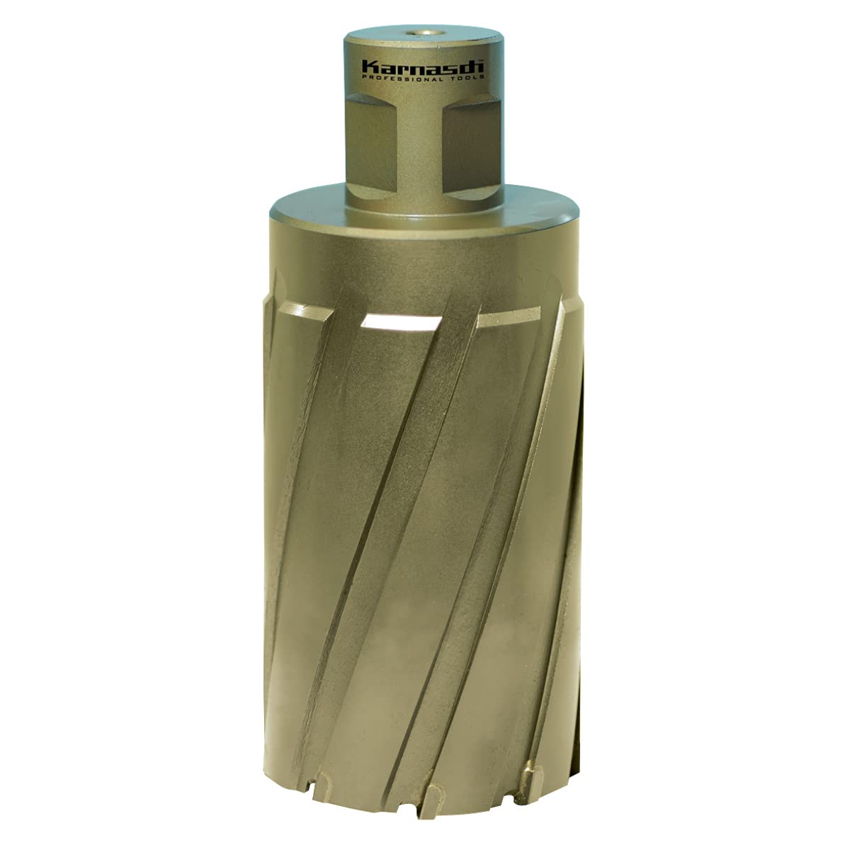 Karnasch KARNASCH Hard-Line110 Hard-Metal Reinforced Core Cutter Drill, 55mm Diámetro de Corte, 110mm Longitud de Corte, 19mm Diámetro del Vástago, 1