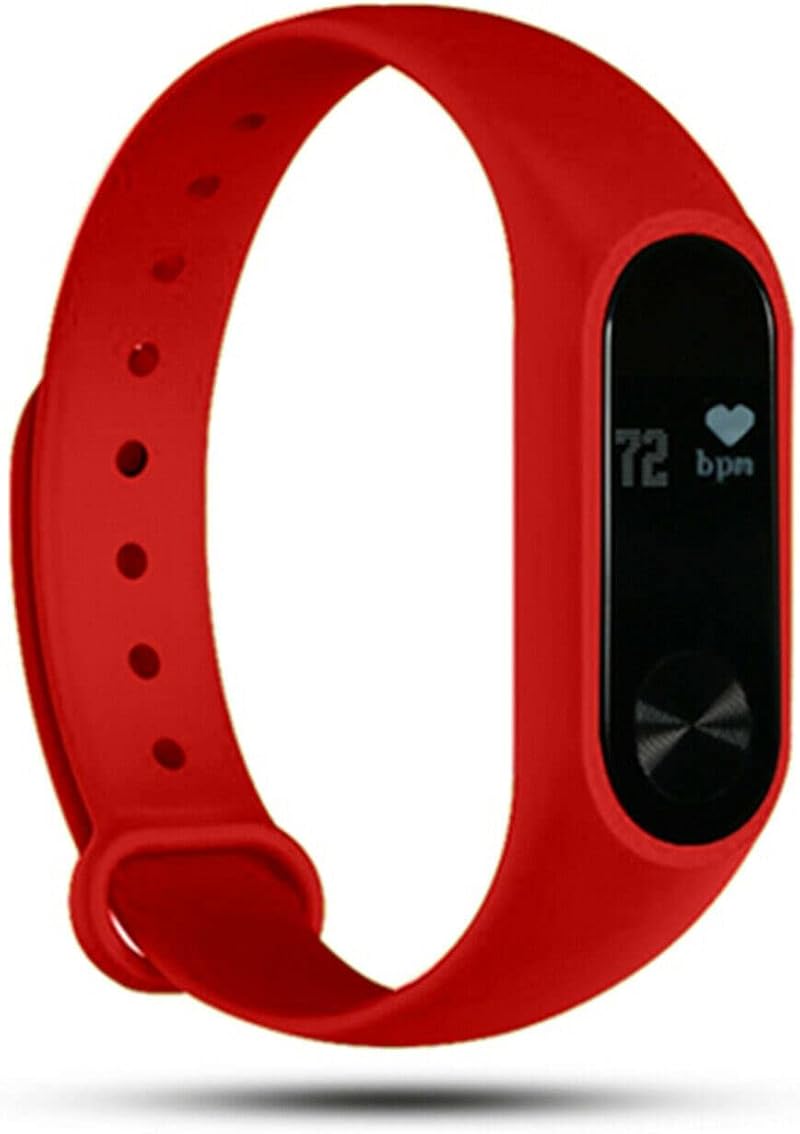 Aquarius AQ112 Fitness Tracker Heart Rate Monitor OLED Screen Yellow or Red