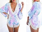 Adogirl Women's Colorful Jumpsuit Romper
