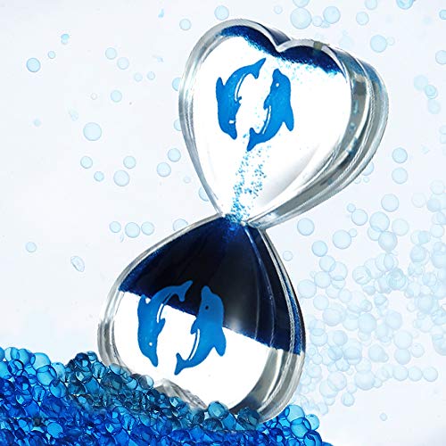 Reverse Liquid Motion Bubbler Timer, Bubble and Water Drop Sensory Fidget Toys for Kids, Calming, Relaxing, and Stress Relieving Visual Activity for Children with Autism, Elegant Office Desk Decor - Thumbnail 7