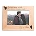 Lifetime Creations Personalized Long Distance Relationship Picture Frame: Valentine's Day Gift for Long Distance Couples, Girlfriend or Boyfriend, (Holds 5x7 Inch Landscape Photo)