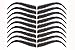 Cardani Eyebrow Tattoos #21 - Groomed Perfection Temporary Eyebrow Tattoo #21 Black