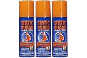 Anti Static Spray 1.4 Ounce Travel Size – Pack of 3 | Fabric Static Cling Remover