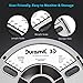 DURAMIC 3D PETG Filament 1.75mm Black, 3D Printing Filament 1kg Spool(2.2lbs), Black Filament 1.75mm Dimensional Accuracy +/- 0.05 mm Non-Tangling Non-Clogging Non-Stringing