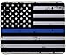 VIVIPOW Retro Thin Blue Line Flag Mouse Pad,US Thin Blue Flag Mouse Pad