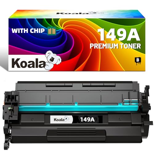 Koala 149A 149X (with Chip) Toner Compatible with HP Compatible for HP 149A W1490A 149X W1490X Black Toner for HP LaserJet Pro 4002 4002dn 4002dw 4002n MFP 4102 4102fdn 4102fdw (Black, 1 Pack)