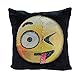 Reversible Sequin Pillow Case, USONG Emoji Changeable Face Cushion Cover Pillow Cases Decorative Pillowcase 16x16
