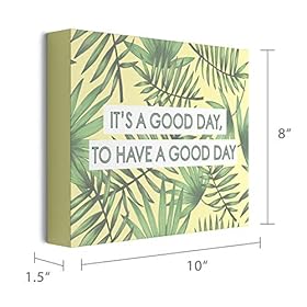 Barnyard Designs It’s a Good Day To Have a Good Day Box Sign Tropical Beach Decor Inspirational Positive Quote Sign Home… 51QtGpcjo7L