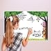 Wall26 Children's Dry Erase Wall Decal Peel and Stick Whiteboard Sticker Cartoon Jungle Animals Gift for Kids (Marker Included) - 18