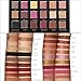 18 Colors Highly Pigmented Pressed Matte + Shimmer Eyeshadow Palette - Professional Metallic Colorful Natural Mineral Neutral Taupe Pink Red Gold Bright Sparkle Glitter Smokey Eye Shadows Makeup Cream