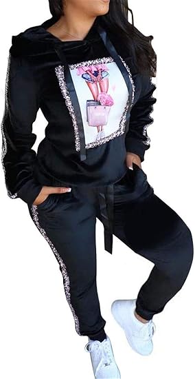 hooded tracksuit womens