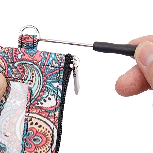 LinsCraft Fashion Lanyard Wallet ID Badge Holder Lanyards for Office and School - Thumbnail 6