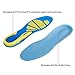 Shoes Gel Insoles,Anti Fatigue Athletic Running Work Sports Cushioned Shock Absorbing Shoe Insoles for Men Women Full Length Medium for Mens 5.5-8.5 or Womens 6.5-9.5