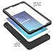 Poetic Revolution Heavy Duty Protection Hybrid Case with Screen Protector for Samsung Galaxy Tab E 8.0 (2016), Black