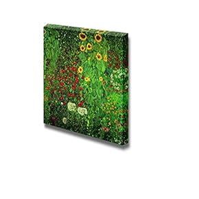 Farm Garden with Sunflowers by Gustav Klimt Print...