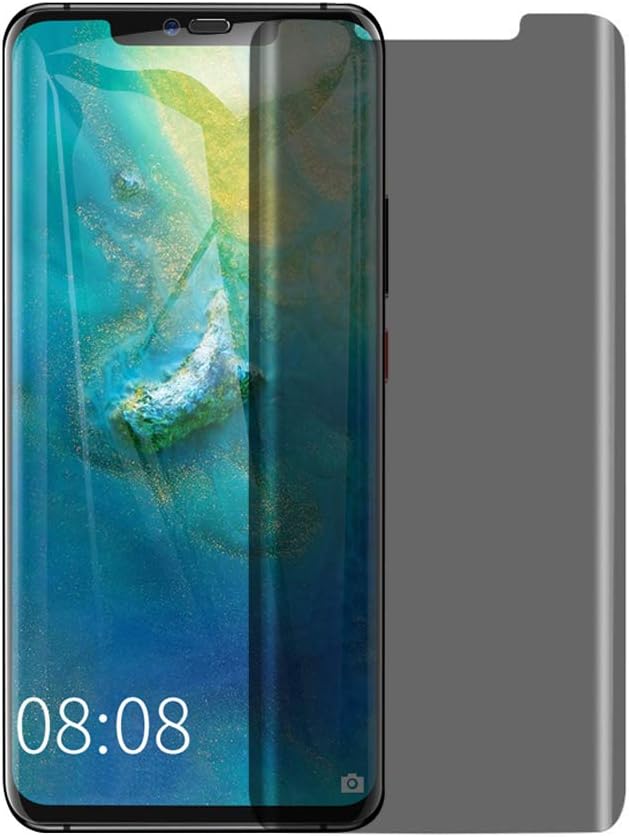 Mate 20 Pro Privacy Screen Protector, THRIKGOLD 2-Way Anti Spy Defender 9H Hardness Case Friendly Anti Peeking Tempered Glass Screen Protector for Hua WEI Mate 20 Pro (Black) (B07VNWHK5K)