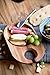 Ironwood Gourmet Petaluma Cocktail Plates, Acacia Wood, Set of 4