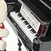 Odoria 1/12 Miniature Grand Piano Dollhouse Musical Instruments Accessories