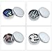 Yarachel Pack of 40 Screw Top Round Aluminum Tins Cans - Aluminum Screw Lid Round Tin Container Bottle