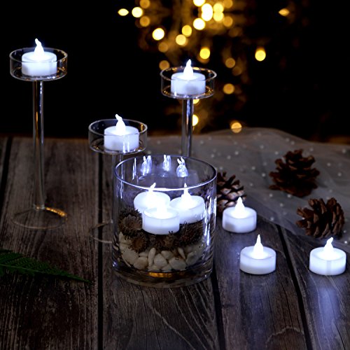 AGPtEK Tea Lights,60 Pack Flameless LED Candles Battery Operated