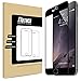 iPhone 7 Screen Protector, Mothca 3D Curve Edge Tempered Glass Full Screen Coverage Edge to Edge HD Clear Screen Protector Film with Thin but Tough Piano Paint Finish Steel Alloy Frame (Black)