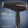 Conair INFINITIPRO BY 1875 Watt AC Motor Pro Hair Dryer, Black / Rose Gold, 1 Count