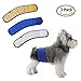 Mkono 3Pcs Male Dog Belly Bands Puppy Boy Pet Diapers Wraps Reusable Machine Washable Waist 15