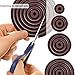 Furniture Pads Furniture Feet Furniture Grippers Set of 8, 4 Inches Square or Round 3/16 Inches Thick primary