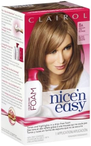 Clairol Nice 'N Easy Color Blend Foam - 8A Medium Ash Blonde