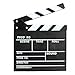 Losuya Wooden Clapboard Director Film Movie Cut Action Sign Props Scene Slateboard Clapper Board Slate, 7.8