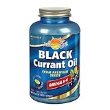 Health From The Sun Black Currant Oil Softgels,  500 mg, 180 Count
