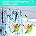 FITNATE Shower Curtain Hooks, 12 PCS Anti-Rust Decorative hummingbird Shower Curtain Hooks for Home, Bathroom, Bedroom, Baby Room, Living Room & More –hummingbird