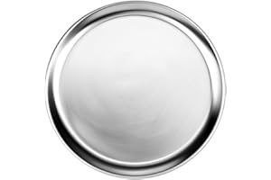 New Star Foodservice 50783 Pizza Pan/Tray, Wide Rim, Aluminum, 20 Inch