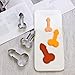 ShengHai Bachelorette Party Cookie Cutter Set, Great for Celebrating or Decorating Bachelorette Party, Bridal shower or Parties, DIY Fondant & Cake Decoration, Set of 3 Assorted Sizes