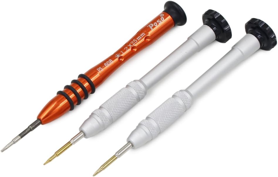 3pcs 0.6mm Y Tip 0.8mm 1.2mm 5 Star Point Pentacle Screwdriver For Apple iPhone 7 7plus iPhone 5 6 6sMacbook