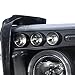 Spec-D Tuning 2LHP-RAM94JM-TM Dodge Ram Black Dual Halo Projector Head Lights