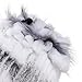 Queenfur Rabbit Fur Hat - Winter Fashion Knit Hats Women Real Fur Warm Skullies Beanie (Color1),One Size