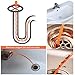 WEBSUN Shower Drain Hair Catcher 10 Pack with EXTRA 2PC Snake Hair Drain Clog Remover - Never Clean a Clogged Drain Again