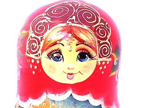 Cinderella Russian Nesting dolls Hand Carved Hand Painted 7 piece DOLL Set fairy tale