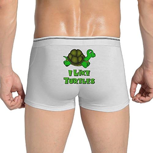 UYILP I Like Turtles Men's Sexy Soft Classic Custom Boxer Briefs Underwear