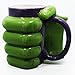 Marvel The Incredible Hulk Green Oversized Jumbo Hand Mug Officially Licensed Comics - 22 oz