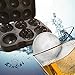 BootKitchenTan Silicone Ice Sphere Mold-Flexible Silicone Ice Ball Maker Whiskey Tray Mold Makes 4.5CM 6 Cool Spheres for Luxury Cocktails by BootKitchenTan