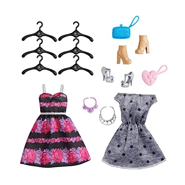 Barbie Fashionistas Ultimate Closet & Doll - Portable Fashion Playset with Carry Handle - 2 Sets of Clothing…