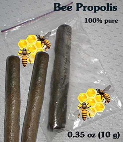 3 pcs Bee Propolis 100% Pure HIGH STRENGTH Organic Beekeepers 2018 Harvest 0.33oz(10g)