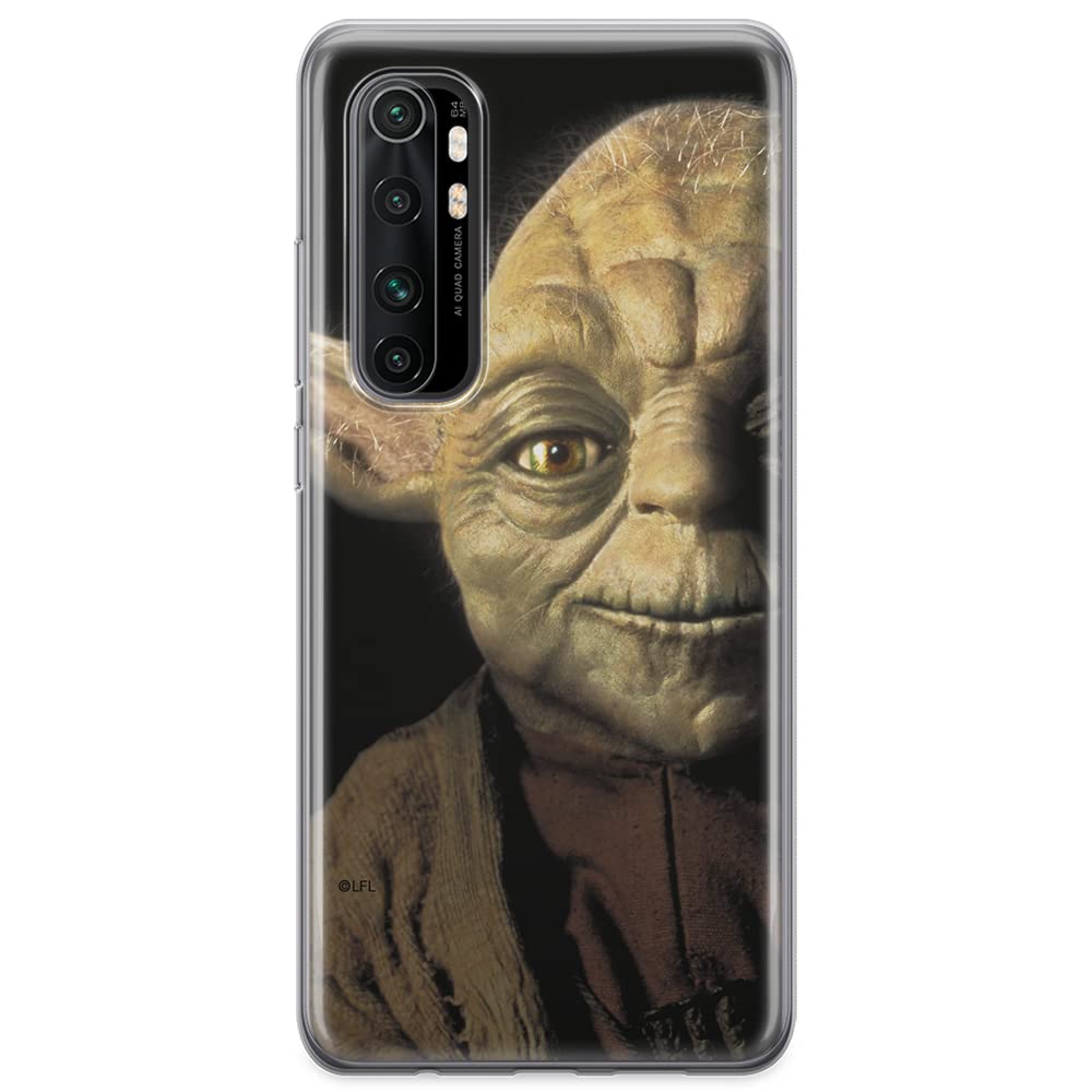 ERT GROUP mobile phone case for Xiaomi MI NOTE 10 Lite original and officially Licensed Star Wars pattern Yoda 004 optimally adapted to the shape of the mobile phone, case made of TPU