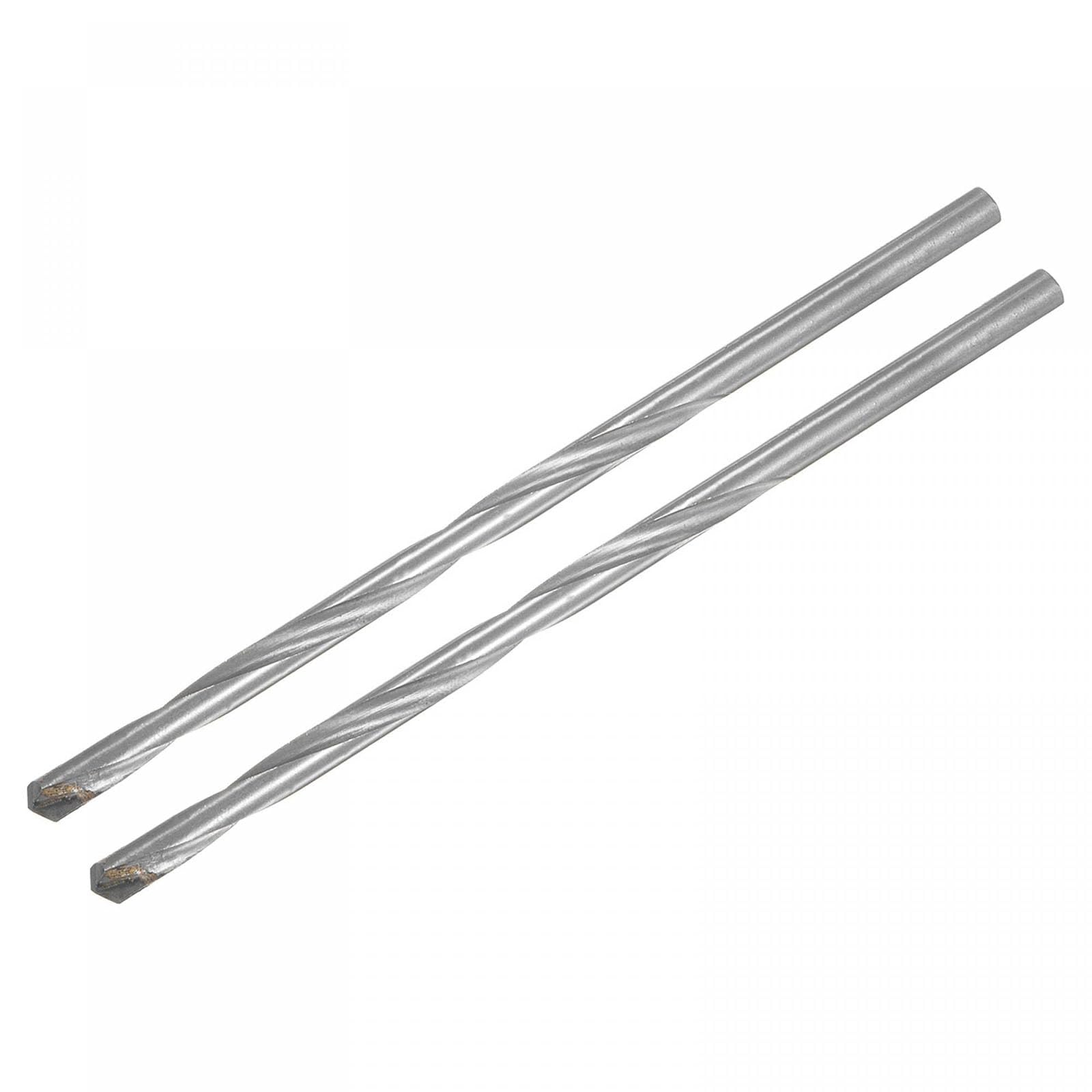 TA-VIGOR 2Pcs 8mm Extra Long Twist Drill Bits, 200mm Length High-Speed Steel HSS Straight Shank Spiral Drill Bits for Wood Metal Aluminum Plastic — image 1