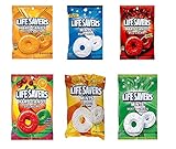 Life Savers Hard Candy, Individually Wrapped, Variety Pack - Butter Rum, Pep O Mint, Wild Cherry, 5 Flavors, Orange, Wint O Green, 6.25oz each bag (Pack of 6)
